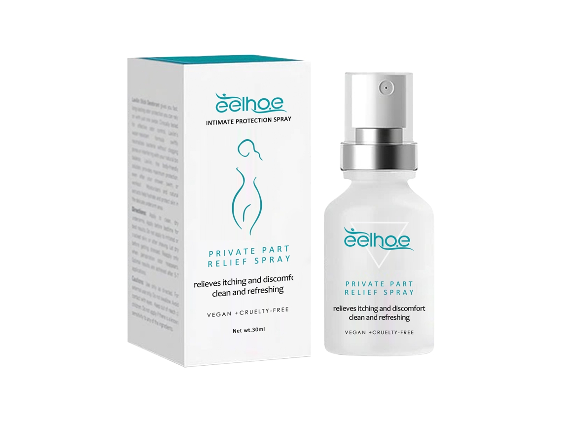 Spray Cuidado Feminino Eelhoe Alivia Prurido Limpeza