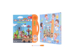 Ats libro de Sonidos Francés para Niños Libro Interactivo de Aprendizaje Musical Regalo de Cumpleaños Naranja