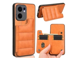 Capa De Celular Com Estampa De Vaca E Cartão De Costura Para Oppo Reno13 F 4g/5g