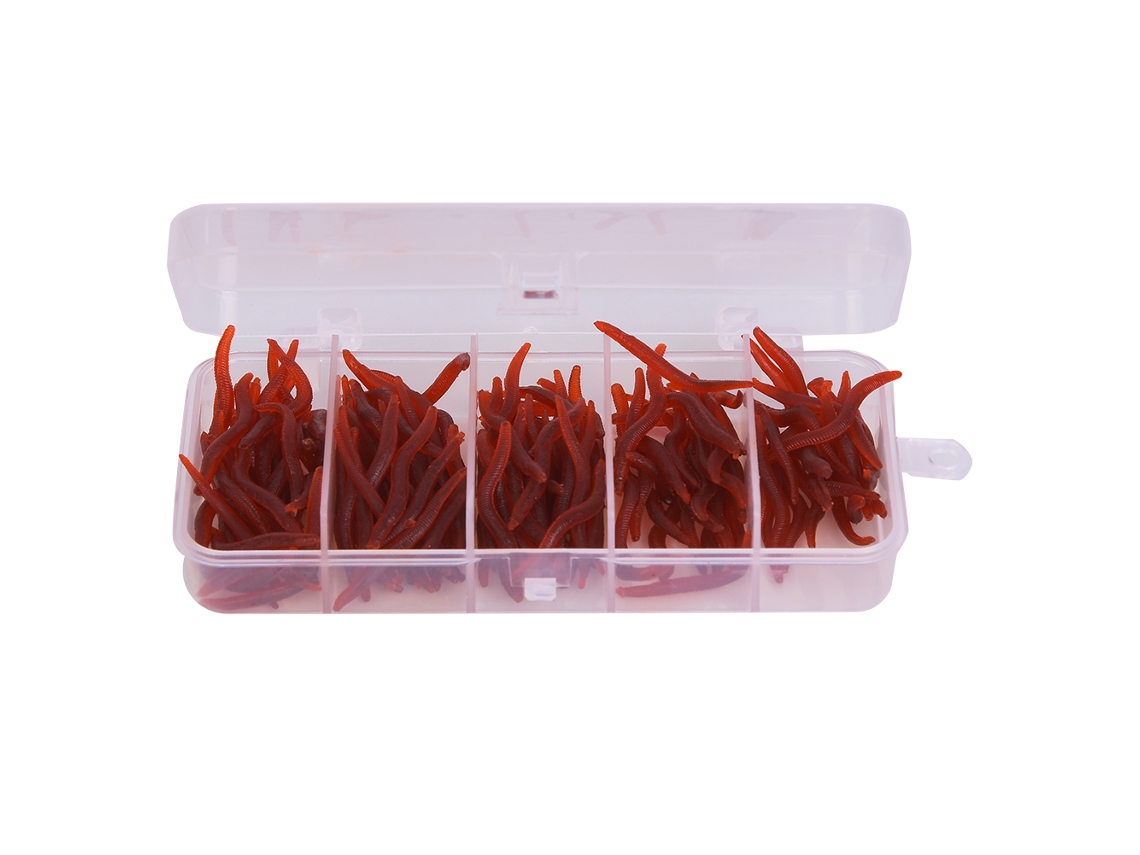 Isca de Silicone Lifelike Grub 4cm 150pcs
