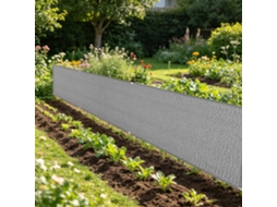 Tela De Privacidade, Guojun, 130 X 210 Cm, Hdpe, Resistente Aos Raios Uv, Cinza, Para Varanda,