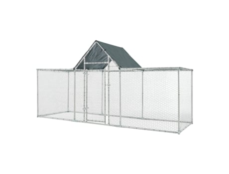 Galinheiro para Galinhas PRO.TEC (300 x 100 x 100 - 150 cm - Acero - Multicor)