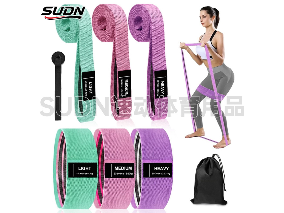 Conjunto De Faixas Elásticas De Resistência Antiderrapantes Para Exercícios De Ioga (cores Vibrantes)
