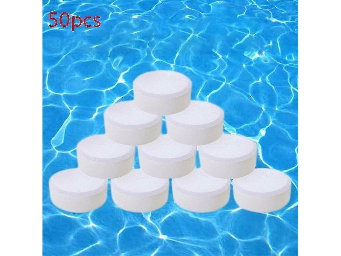 Fasst tabletas de Cloro 50/100/200 para Desinfección Instantánea de Piscinas, Baños Y Spas Con Ácido Cianúrico CUIDADOS