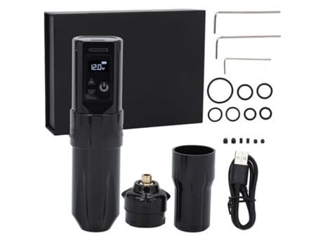 Máquina De Tatuagem Sem Fio Com Motor Coreless, Substitui Rca, Conversor, Caneta Para Shader E Liner Aiaididiy