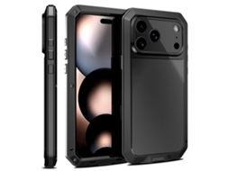 Capa Skalo Heavy Armor Para Iphone 17 Pro - Preta