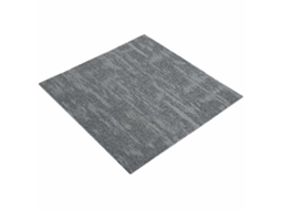 Vidaxl Azulejo De Carpete Cinzento Cimento 50 X 50 Cm 4 Pcs