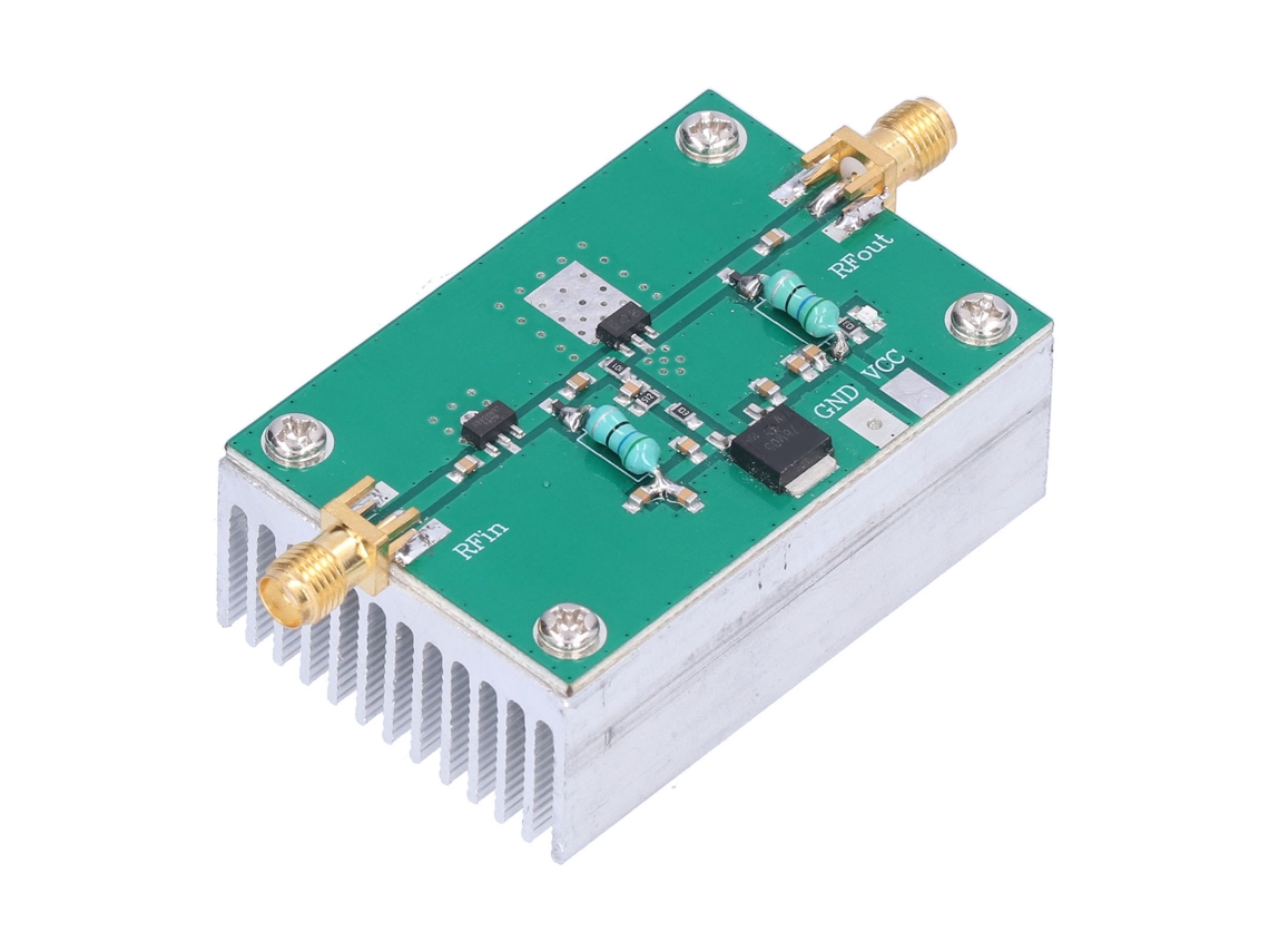 Amplificador De Potencia De Banda Ancha Para Hf Vhf Uhf, Baja Potencia, Estabilidad, Fácil Uso, Conector Sma Hembra