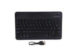 Teclado Sem Fio Bluetooth Ultra Fino 10 Polegadas Teclas Largas para Tablet Celular Computador | S/MARCA