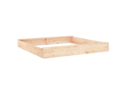 Sandbox, Sandboxes Vidaxl Marrom Madeira De Pinho (160 X 160 X 20 Cm)