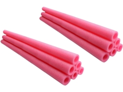 Conjunto de 12 Capas Protetoras SFUSHOS rosa de 90 cm para postes de trampolim (35,4 polegadas)