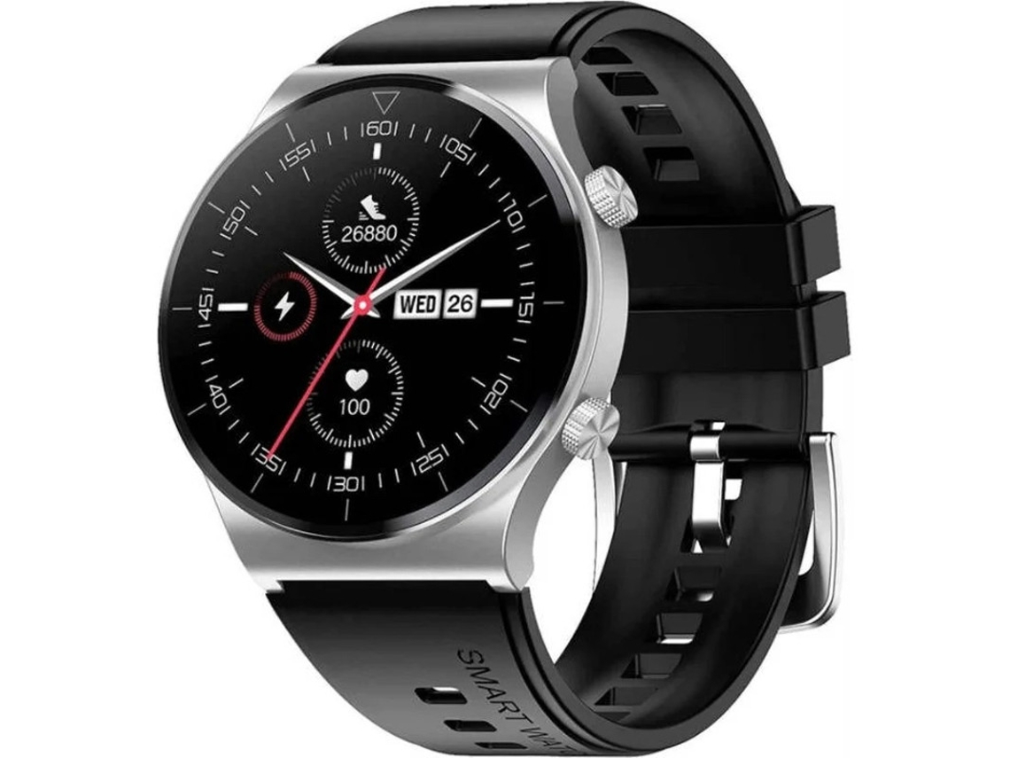 Smartwatch Masculino Monitor de Atividade Sono IP67 Resistente à Água Rastreador de Fitness Pedômetro Bestvite (fita Prata)