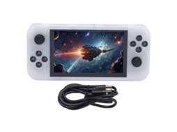 Console de Jogos Portátil Console de Vídeo Jogos Portátil EOOCOO (tela Ips de 5,0 Polegadas para Jogos Clássicos)