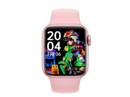 Smartwatch De 1,85 Polegadas Com Carregamento Sem Fio, Chamadas Bluetooth E Nfc (rosa)