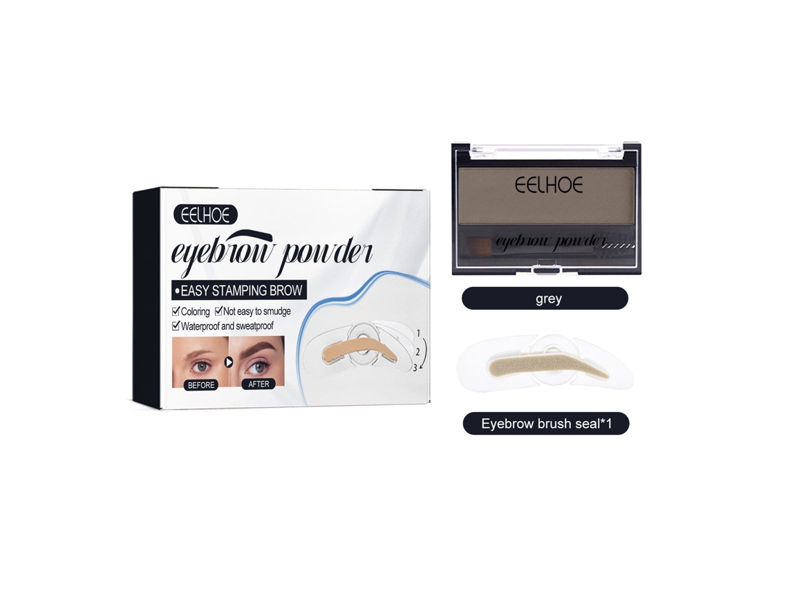 Kit de Pó para Sobrancelhas para Definição e Efeito Natural LAXISCREED