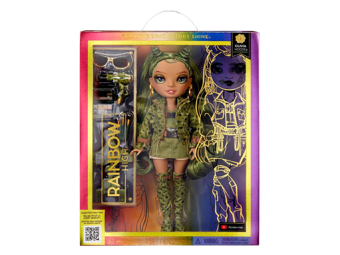 Boneco RAINBOW HIGH Serie 5 Og (Green) (Idade Mínima Recomendada: 4anos)
