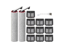 Kit De Escova Rotativa E Filtro Para Aspirador De Pó H12 Pro/h12 Plus/h13 Mix/h13 Ultra - Peças De Reposição_ozo