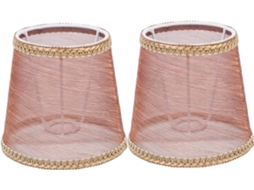 Conjunto De 2 Peças De Capas Transparentes Para Luminárias De Design Minimalista.