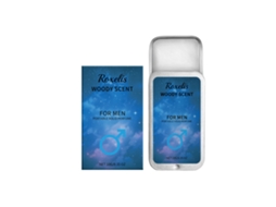 Perfume Sólido LAXISCREED Roxelis para Homens com Aroma Fresco, Duradouro e Notas de Madeira Portátil