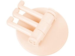 Gancho Adesivo Giratório Sem Costura Com Capacidade De Carga De 5 Kg, Resistente E Com Rodinhas, Ideal Para Cozinha.