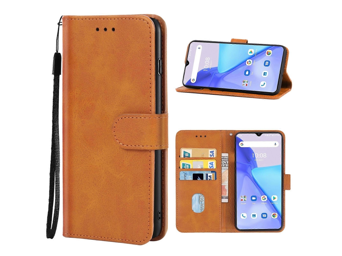 Capa De Couro Para Umidigi Power 5 (marrom)