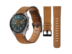 Bracelete Classic Vintage em Pele Ecológico Samsung Gear S3 Frontier Castanho