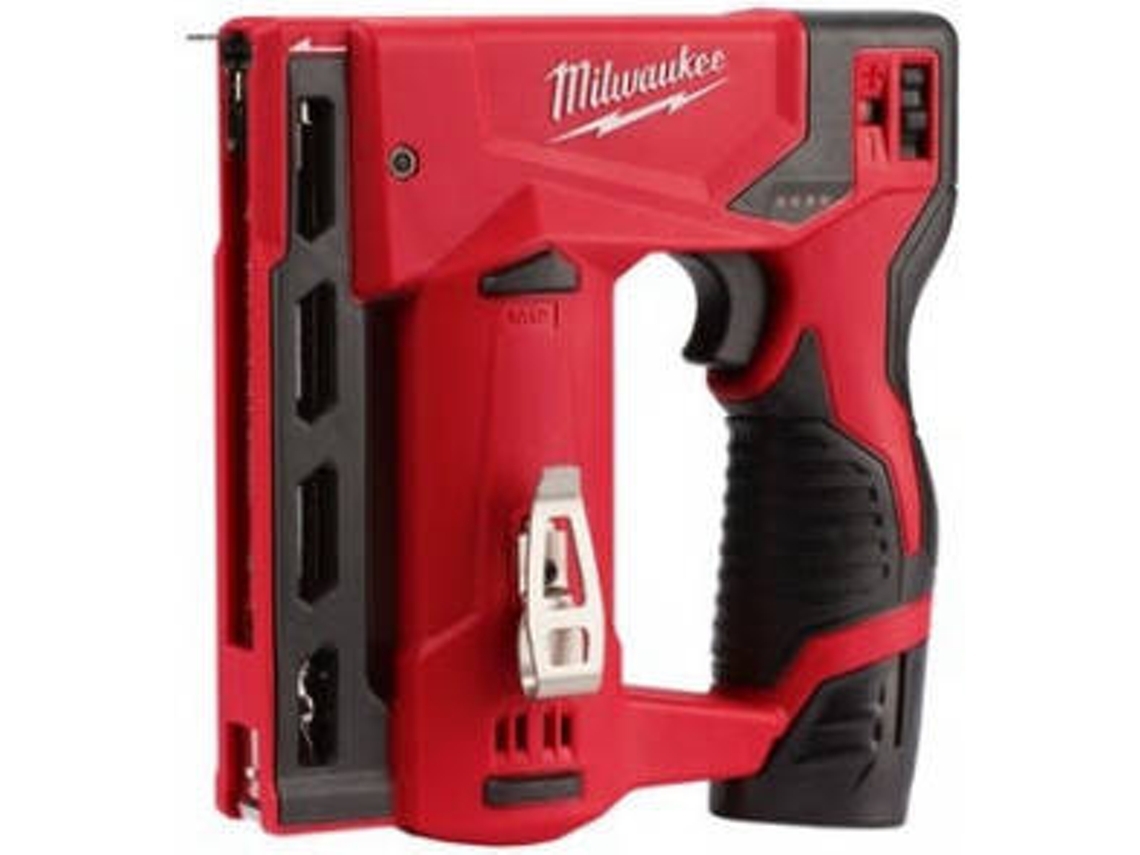 Grampeador 12V, Li Ion, 2 bat 2.0Ah M12BST-202X - MILWAUKEE