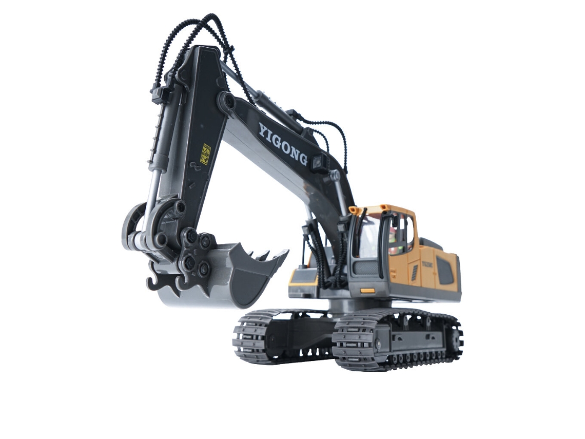 Escavadeira Rc 1044 1/20 2.4ghz 9ch, Caminhão De Construção Rc, 40 Minutos De Tempo De Jogo, Veículos Com Luz E Música, Brinquedo Ideal Para Crianças