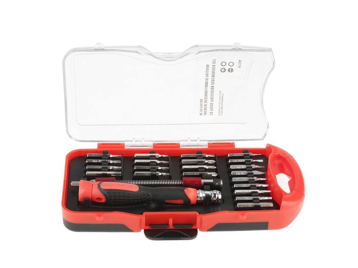 Kit De Parafusos De Precisão Multifuncional 23 Peças Para Reparo De Celulares E Computadores