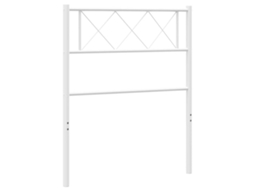 Cabeceira de substituição de 100 cm em metal branco, exclusiva da MAISON.