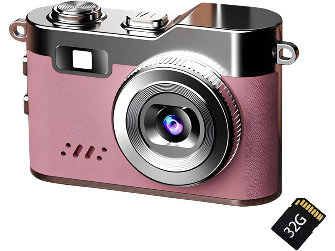 Câmera de Bolso Estilo Retrô com Resolução 1080p e Tela LCD de 0,96 polegadas SFUSHOS