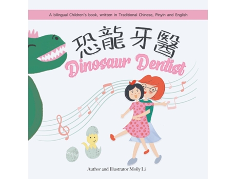 Livro Dinosaur Dentist Bilingual Chinese Childrens Books- Traditional Chinese Version de Molly Li (Inglês)