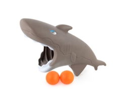 Primerox brinquedo de Lançamento de Bola Ping Pong Tubarão Cinza Interativo para Pais e Filhos