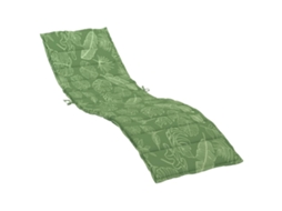 Sun Lounger Cushion, Sun Lounger Cushions Vidaxl Verde Poliéster (200 X 60 X 4 Cm)