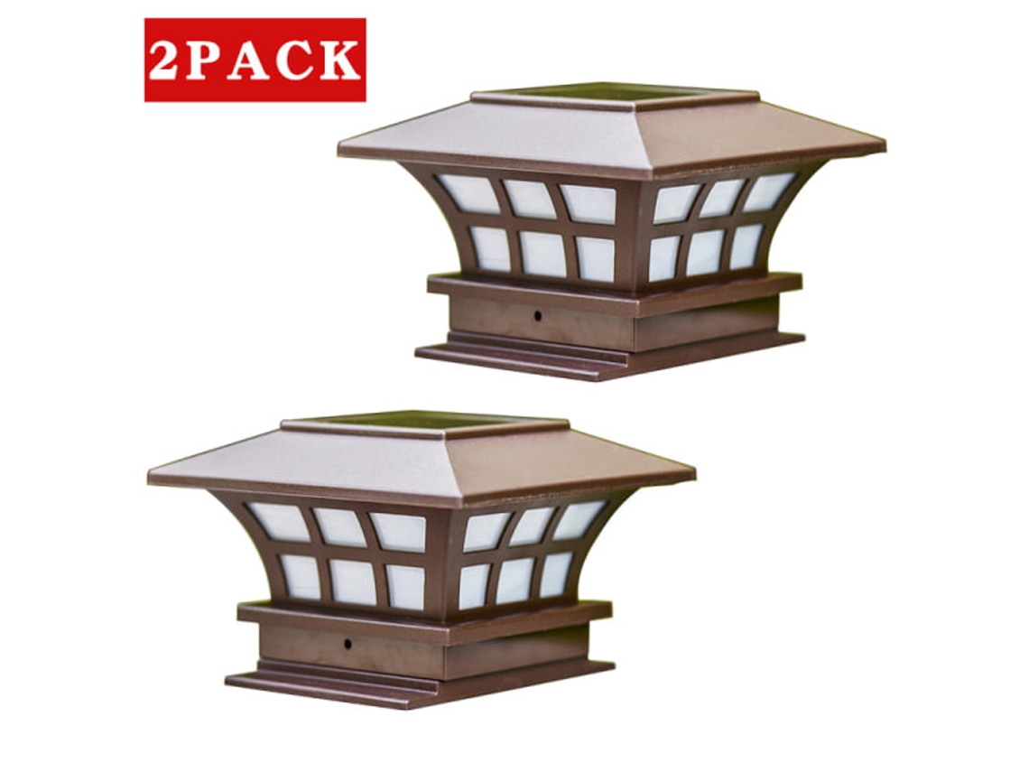 Luminária solar para cerca e escadas, à prova d'água, instalação simples AQUAFORGE