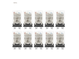 Conjunto de 10 Relés Intermediários Eletromagnéticos Beml2c 10A 8 Pinos S/MARCA