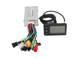 Kit Controle Motor Brushless Bicicleta Elétrica Sine Wave Com Painel S866 17a 24v-48v 250w-350w