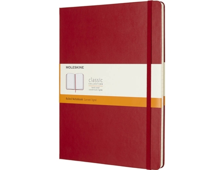 Bloco de Notas  Hardcover Vermelho (Pautado)