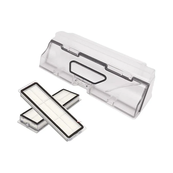 Kit de Filtro Hepa para Reservatório Pó Qd Aspirador Robô S5 Max S6 Maxv Pure T7 Pro BRILVIBERA