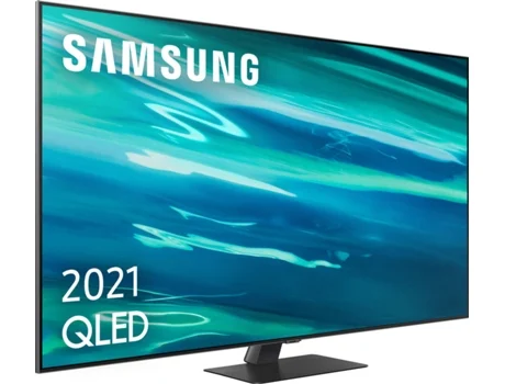 TV SAMSUNG QE55Q80A (QLED - 55'' - 140 cm - 4K Ultra HD - Smart TV)