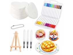 Kit Com 10 Peças De Tinta Texturizada Em Espuma Para Artesanato