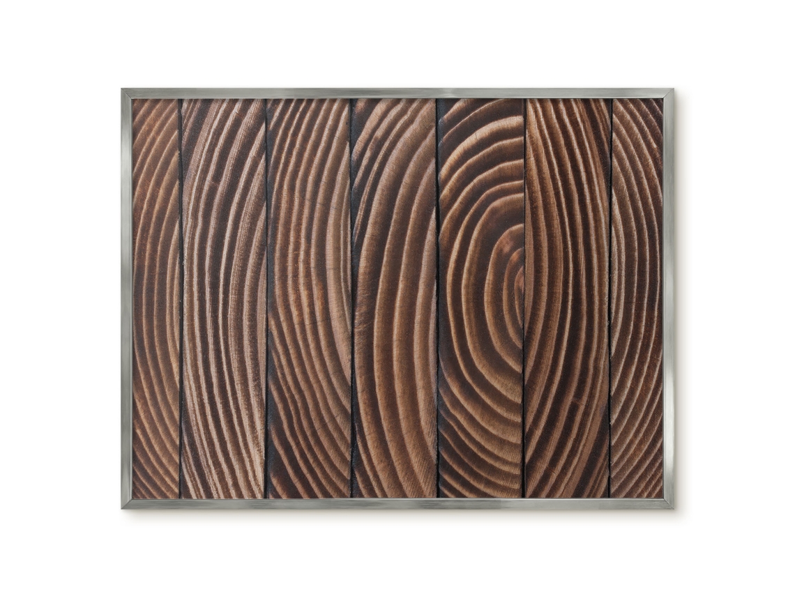 Quadro de parede magnético em madeira clara para escritório Espelharte (80x60 cm)