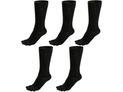 Calcetines Deportivos De Dedos Para Hombre Algodón Transpirable Elásticos Para Correr Senderismo Talla 7-11