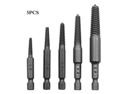 Conjunto De 5 Brocas Extratoras Parafusos Com Centro Para Quebrados E Danificados -aquaforge