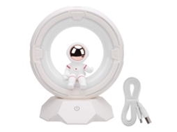 Lanterna Noturna Astronauta para Crianças 3 Temperaturas de Cor Usb Recarregável