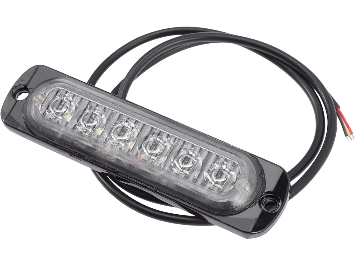 Barra De Luz Led Ultrafina Com 6 Leds Para Autocaravanas E Vans, Liga De Alumínio À Prova D Água Ipx4, Resposta Rápida