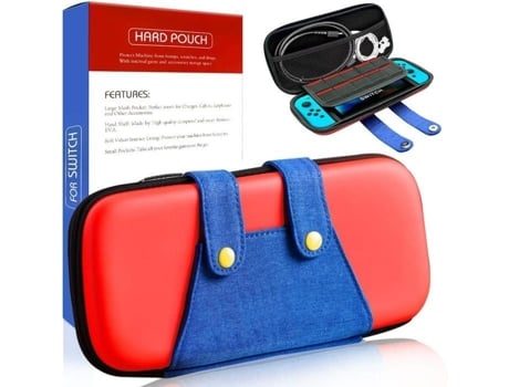 Bolsa De Transporte Pimpimsky Para Nintendo Switch, Estojo Rígido Anti Choque Para Switch, Joy Cons