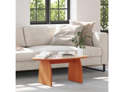Vidaxl Mesa De Centro Marrom Cera 80 X 40 X 35 Cm