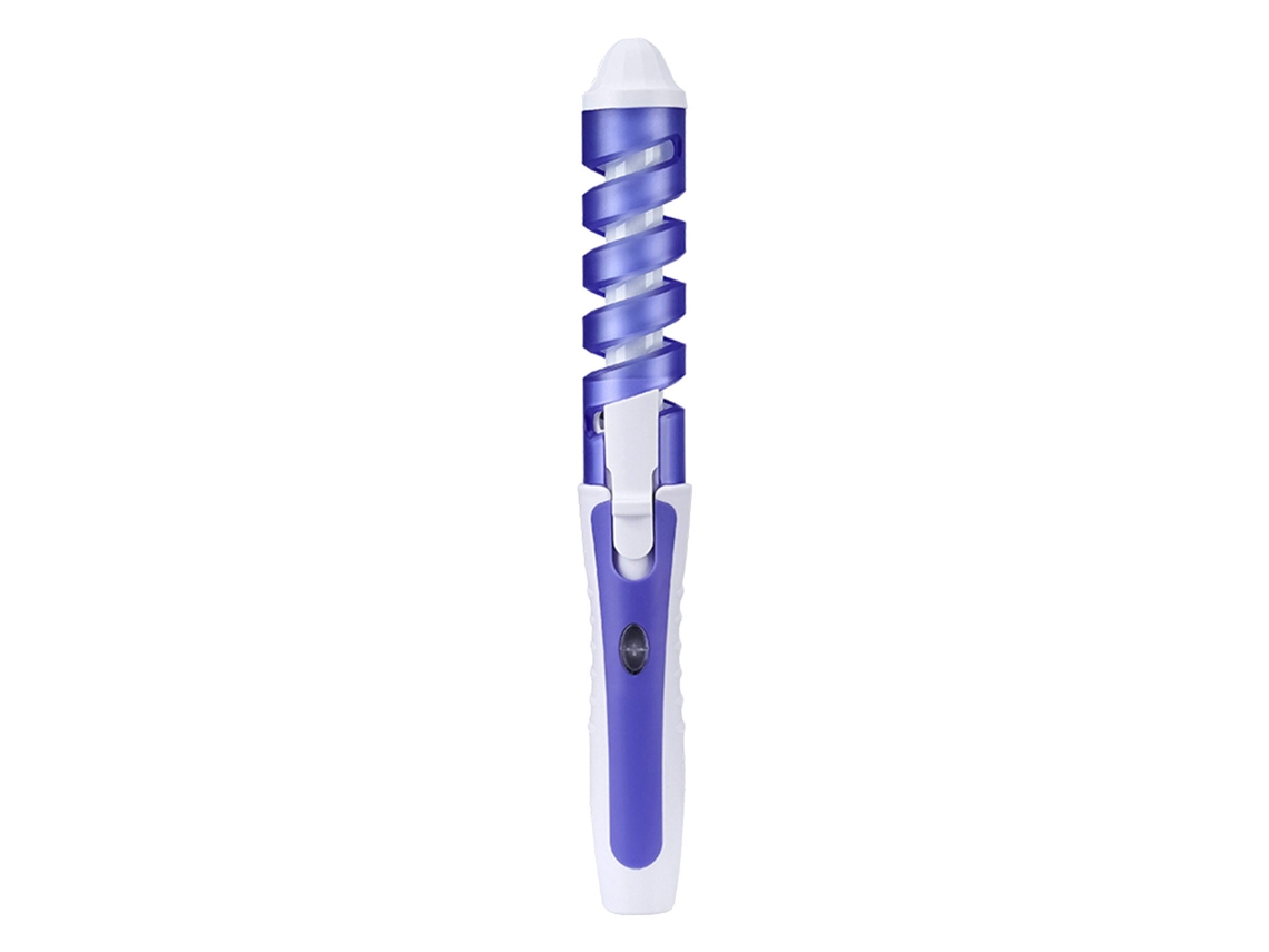 Plancha de pelo en espiral antiquemaduras (160-180 °C - Azul) - Aquaforge