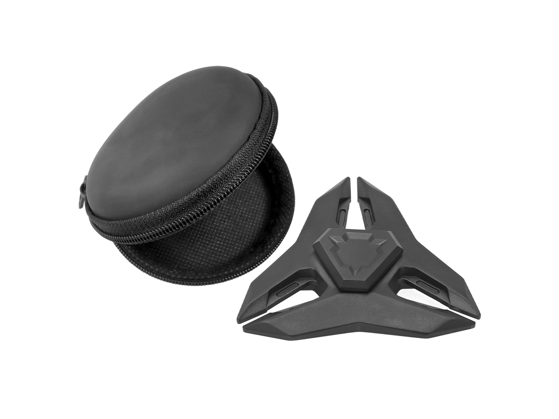 Mali giroscópio de Dedo Metal Triangular Rotativo para Aliviar Ansiedade e Tdah Portátil